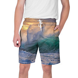 Мужские шорты Штормовая волна, накатывающая на берег