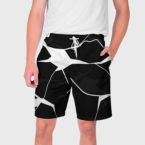 Мужские шорты Черно-белая классика / 3D-принт – фото 1