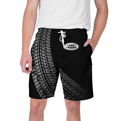 Шорты на шнурке мужские Land Rover tire tracks, цвет: 3D-принт