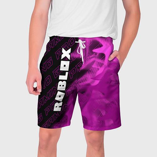 Мужские шорты Roblox pro gaming: по-вертикали / 3D-принт – фото 1