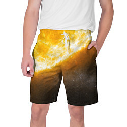 Мужские шорты Солнце в космосе