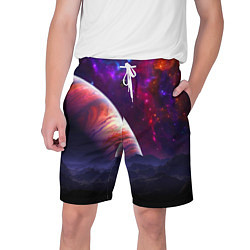 Мужские шорты Бесконечное космическое пространство - Планета