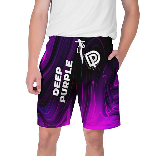 Мужские шорты Deep Purple violet plasma / 3D-принт – фото 1