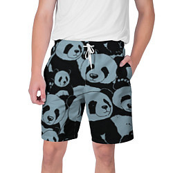 Шорты на шнурке мужские Panda summer song, цвет: 3D-принт