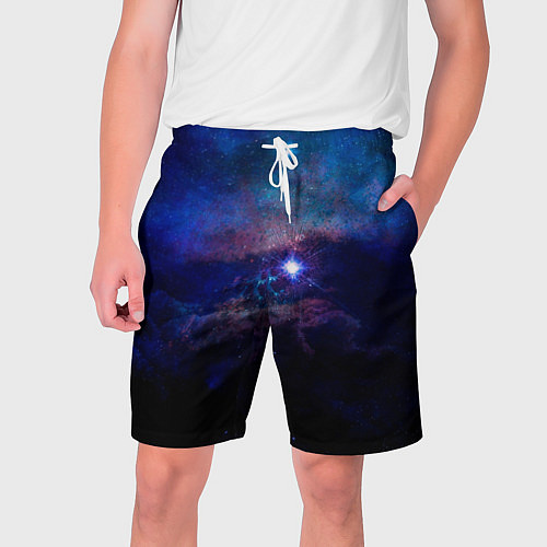 Мужские шорты Звёздное небо / 3D-принт – фото 1