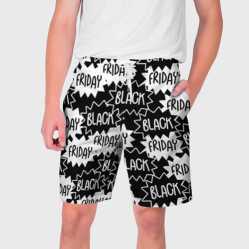 Мужские шорты Black friday / 3D-принт – фото 1