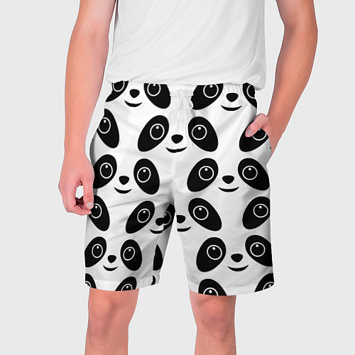 Мужские шорты Panda bing dun dun / 3D-принт – фото 1