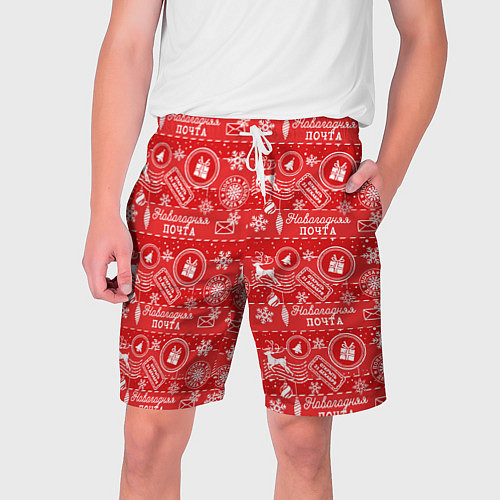 Мужские шорты Посылка от Деда Мороза / 3D-принт – фото 1