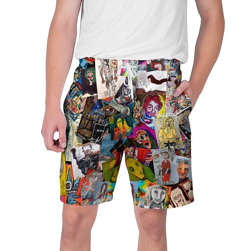 Мужские шорты Art Trash / 3D-принт – фото 1