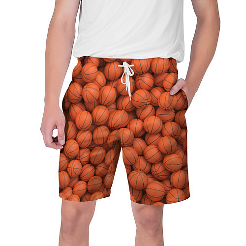 Мужские шорты Баскетбольные мячи / 3D-принт – фото 1