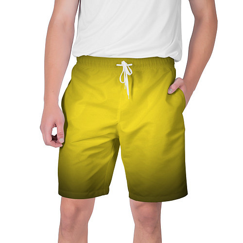Мужские шорты Желтый градиент / 3D-принт – фото 1
