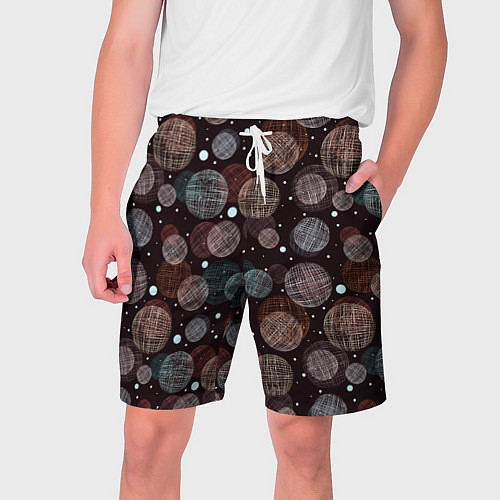Мужские шорты Плетеные шары / 3D-принт – фото 1