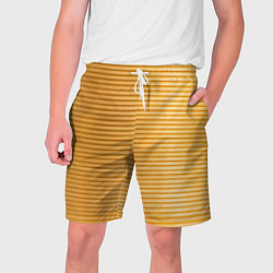 Шорты на шнурке мужские Золотистый текстурный паттерн, цвет: 3D-принт