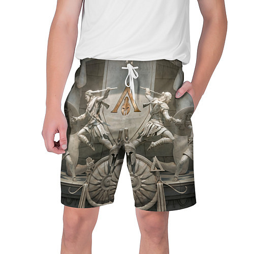 Мужские шорты Знаки братства ассасинов / 3D-принт – фото 1