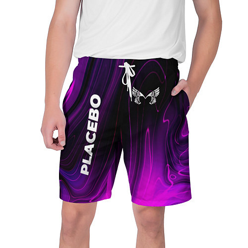 Мужские шорты Placebo violet plasma / 3D-принт – фото 1