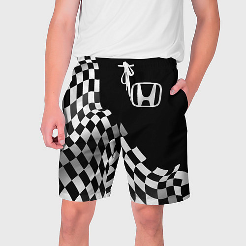 Мужские шорты Honda racing flag / 3D-принт – фото 1