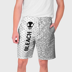 Шорты на шнурке мужские Bleach glitch на светлом фоне: по-вертикали, цвет: 3D-принт