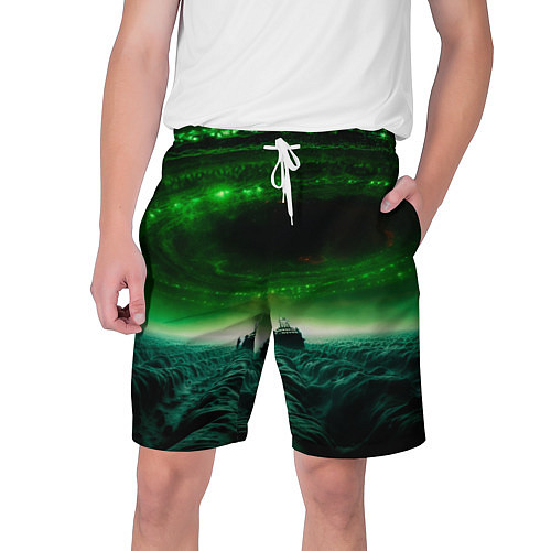 Мужские шорты Космический шторм / 3D-принт – фото 1