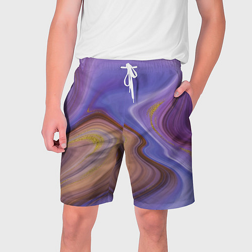 Мужские шорты Violet fantasy / 3D-принт – фото 1