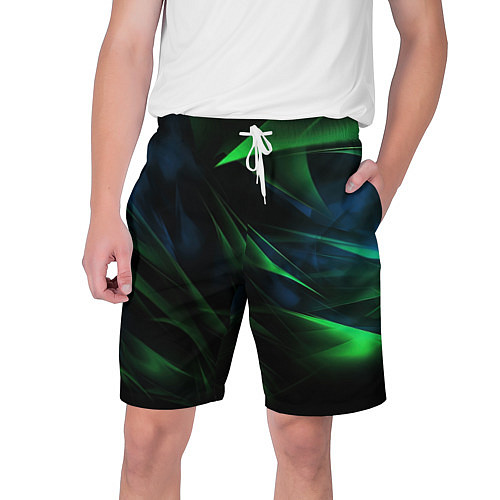 Мужские шорты Dark green background / 3D-принт – фото 1
