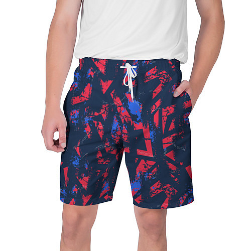 Мужские шорты Спортивный абстрактный фон / 3D-принт – фото 1