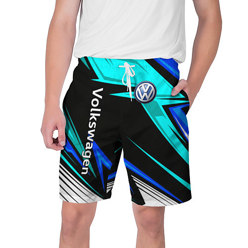 Мужские шорты Фольцваген - sport uniform / 3D-принт – фото 1