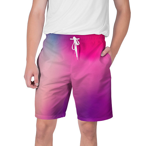 Мужские шорты Футболка розовая палитра / 3D-принт – фото 1