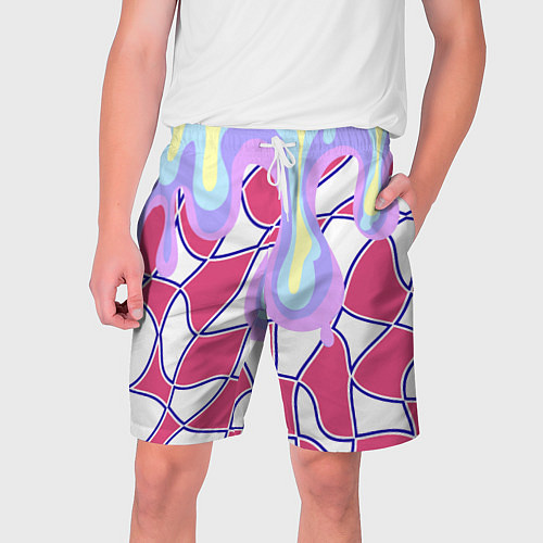 Мужские шорты Rainbow illusion / 3D-принт – фото 1