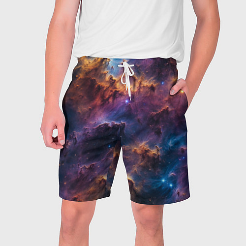 Мужские шорты Космическая туманность / 3D-принт – фото 1