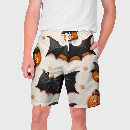 Мужские шорты Сладкий хеллоуин / 3D-принт – фото 1