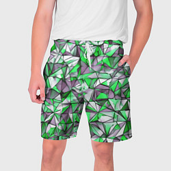 Мужские шорты Маленькие зелёные треугольники