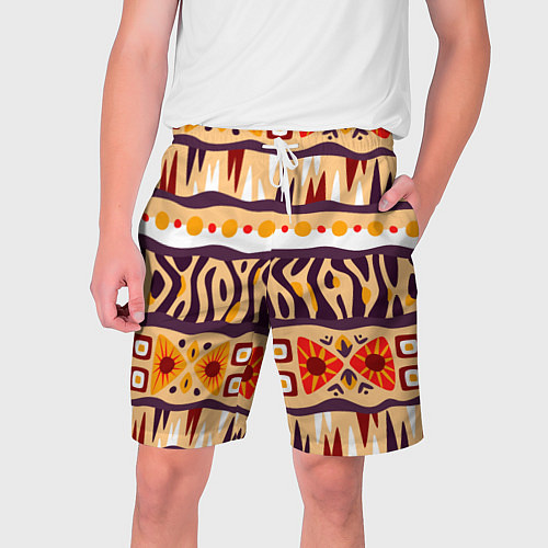 Мужские шорты Africa pattern / 3D-принт – фото 1