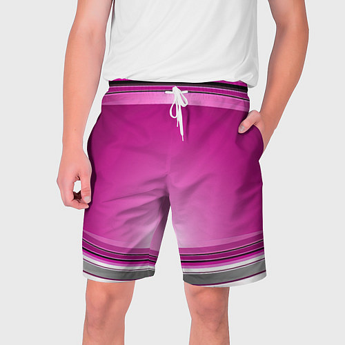 Мужские шорты Розовый выпуклый фон / 3D-принт – фото 1