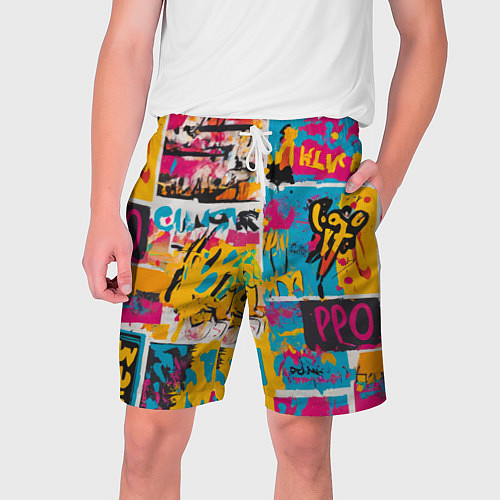 Мужские шорты В стиле поп арт / 3D-принт – фото 1