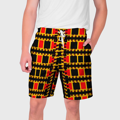 Мужские шорты Королевские квадраты / 3D-принт – фото 1