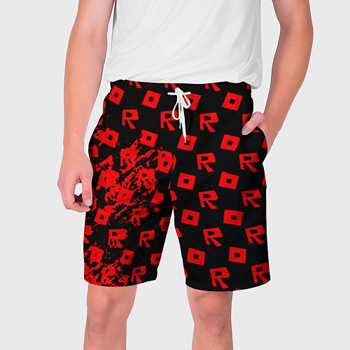 Мужские шорты Roblox краски гейм мобайл / 3D-принт – фото 1