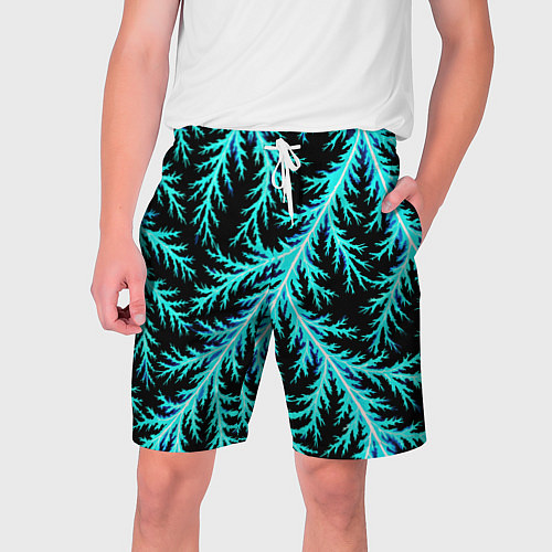 Мужские шорты Разряды электричества Tie Dye / 3D-принт – фото 1
