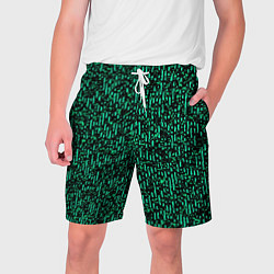 Мужские шорты Абстрактный полосатый зелёный