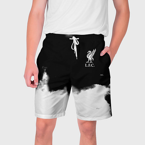 Мужские шорты Liverpool текстура / 3D-принт – фото 1