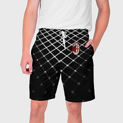 Шорты на шнурке мужские Милан футбольный клуб, цвет: 3D-принт