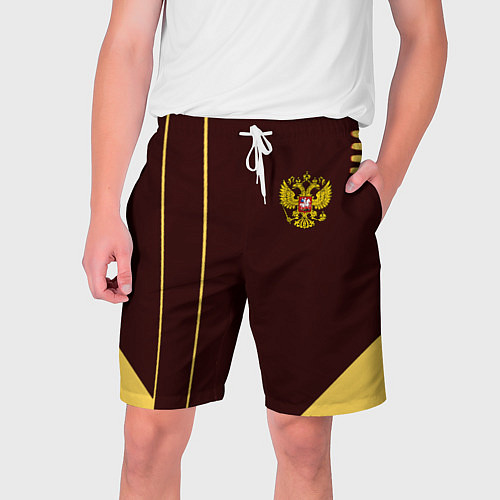 Мужские шорты Россия спорт стиль ссср / 3D-принт – фото 1