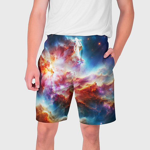 Мужские шорты The cosmic nebula / 3D-принт – фото 1
