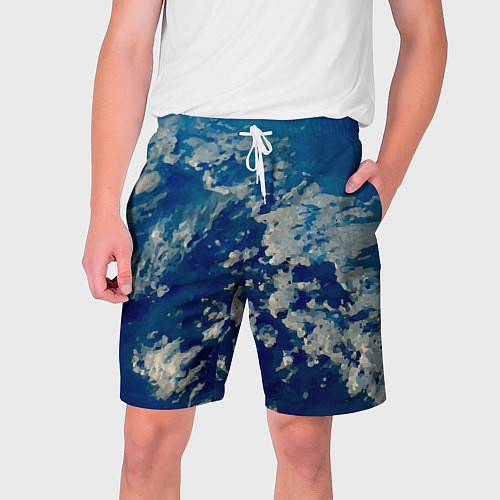 Мужские шорты Небо Земли - star dust / 3D-принт – фото 1