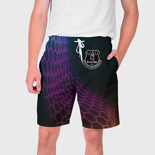 Мужские шорты Everton футбольная сетка / 3D-принт – фото 1