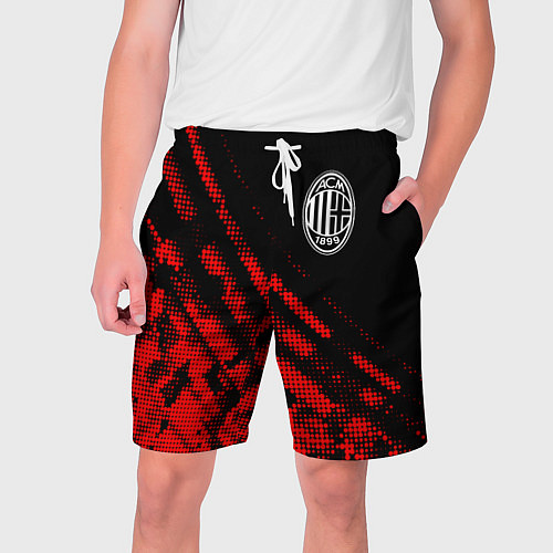 Мужские шорты AC Milan sport grunge / 3D-принт – фото 1