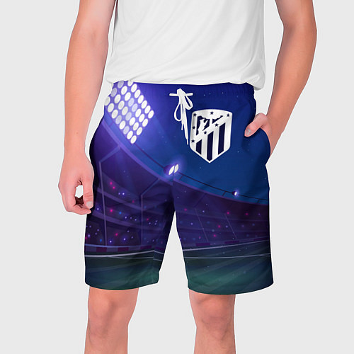 Мужские шорты Atletico Madrid ночное поле / 3D-принт – фото 1