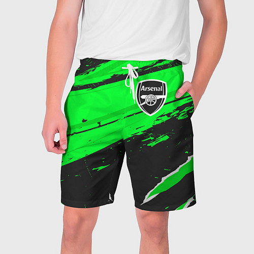 Мужские шорты Arsenal sport green / 3D-принт – фото 1
