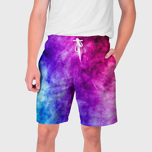Мужские шорты Colorful smoke / 3D-принт – фото 1