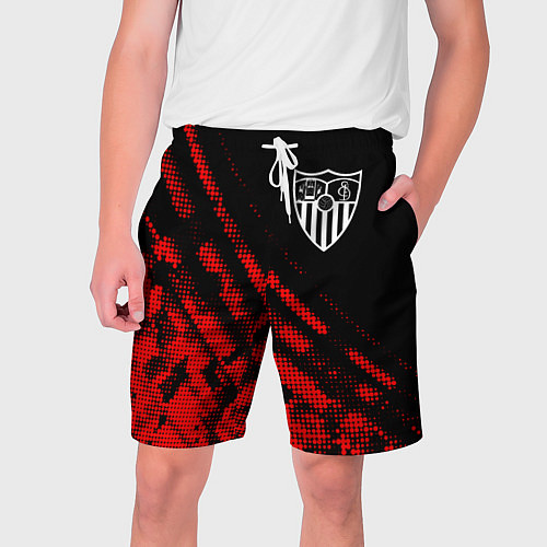 Мужские шорты Sevilla sport grunge / 3D-принт – фото 1