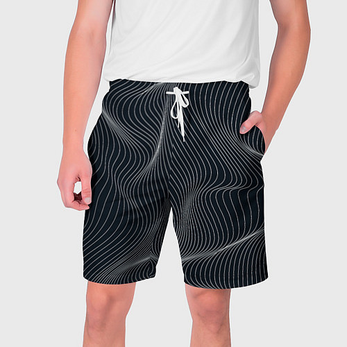 Мужские шорты Черная аннигиляция / 3D-принт – фото 1